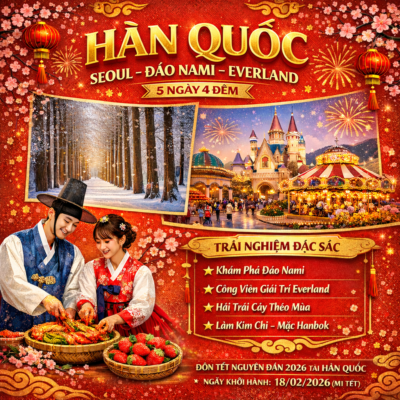 HÀN QUỐC SEOUL - NAMI - EVERLAND 2026
